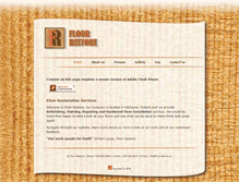Tablet Screenshot of floorrestore.ca